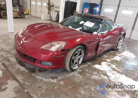 2008 Chevrolet Corvette from USA, damaged, VIN 1G1YY36W585116293